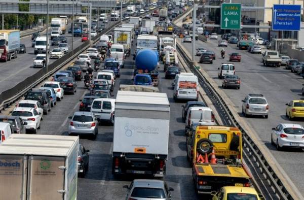 Μποτιλιάρισμα στον Κηφισό λόγω τροχαίου