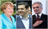 Προσφυγικό: Τι συζήτησαν Μέρκελ, Τσίπρας και Φάιμαν