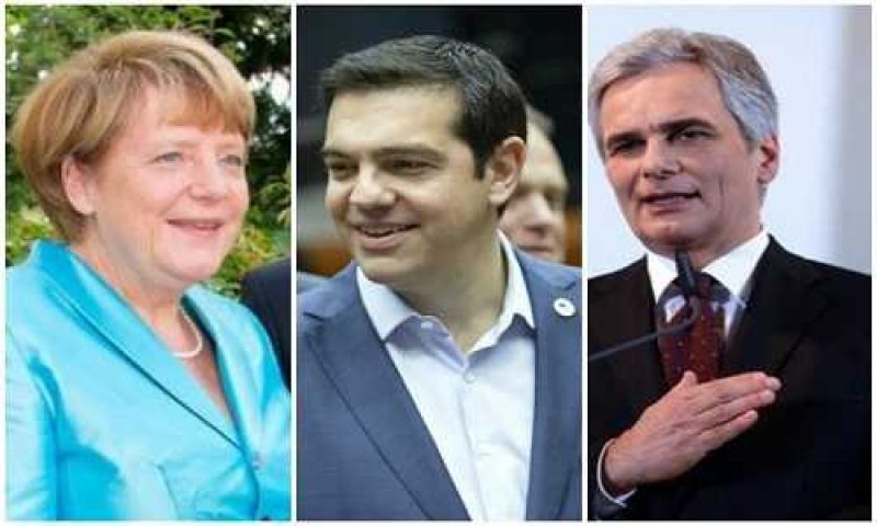 Προσφυγικό: Τι συζήτησαν Μέρκελ, Τσίπρας και Φάιμαν