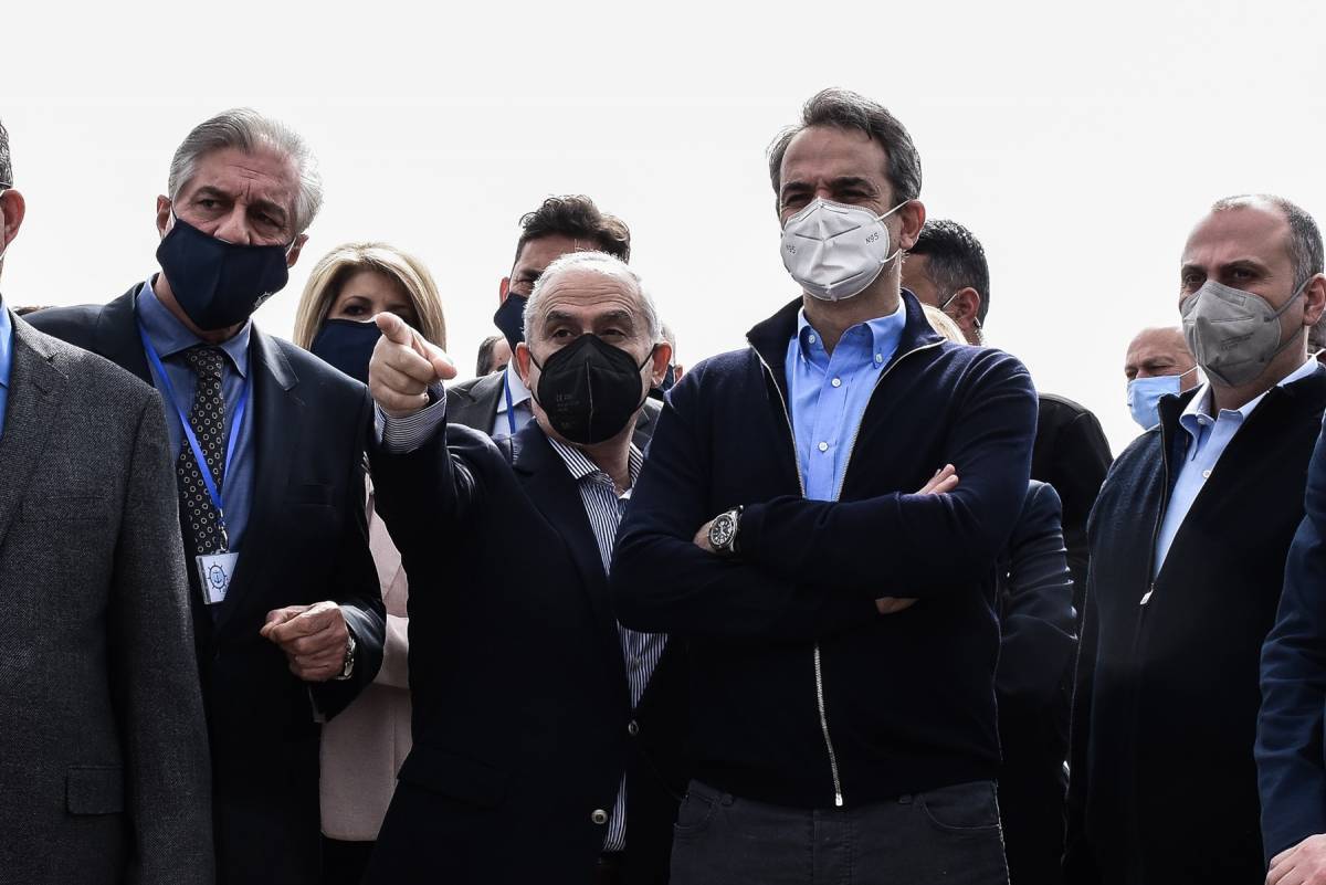 Ενημέρωση Μητσοτάκη για το σχέδιο αποκατάστασης της Διώρυγας της Κορίνθου