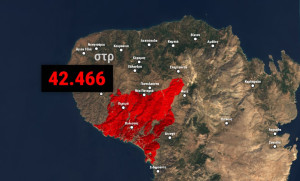 Πάνω από 100.000 καμένα στρέμματα σε Χίο, Ζάκυνθο, Πρέβεζα και Κάτω Αχαΐα