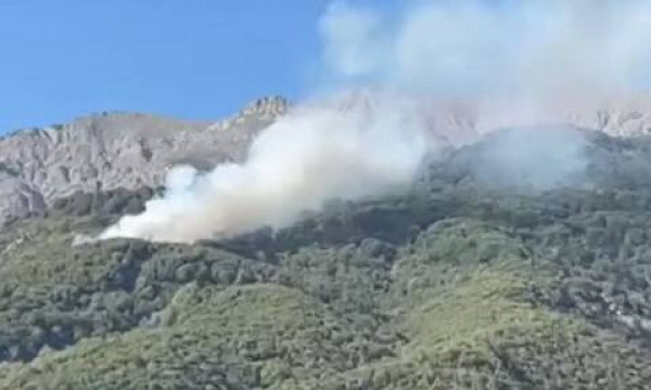 Σαμοθράκη: Φωτιά σε δύσβατο σημείο- Επιχειρούν και εναέρια μέσα