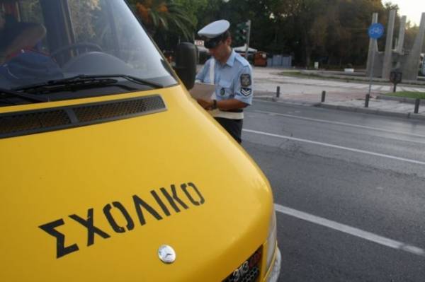 Πλήθος παραβάσεων σε σχολικά λεωφορεία κατέγραψε η Τροχαία