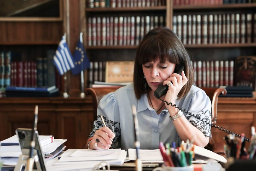 Μήνυμα στήριξης της Σακελλαροπούλου στον πρόεδρο του Ισραήλ