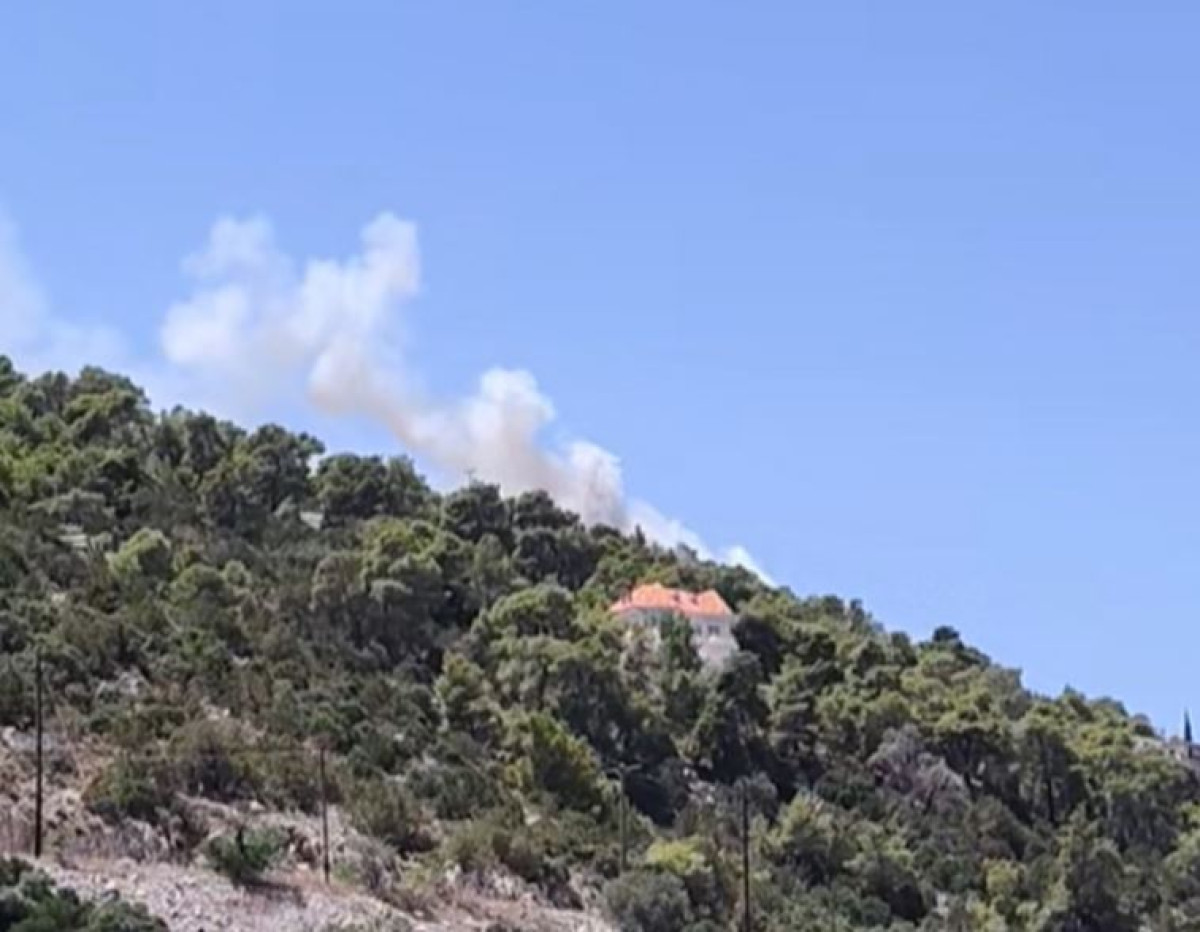 Σε ύφεση η φωτιά στο Πευκάλι Κορινθίας