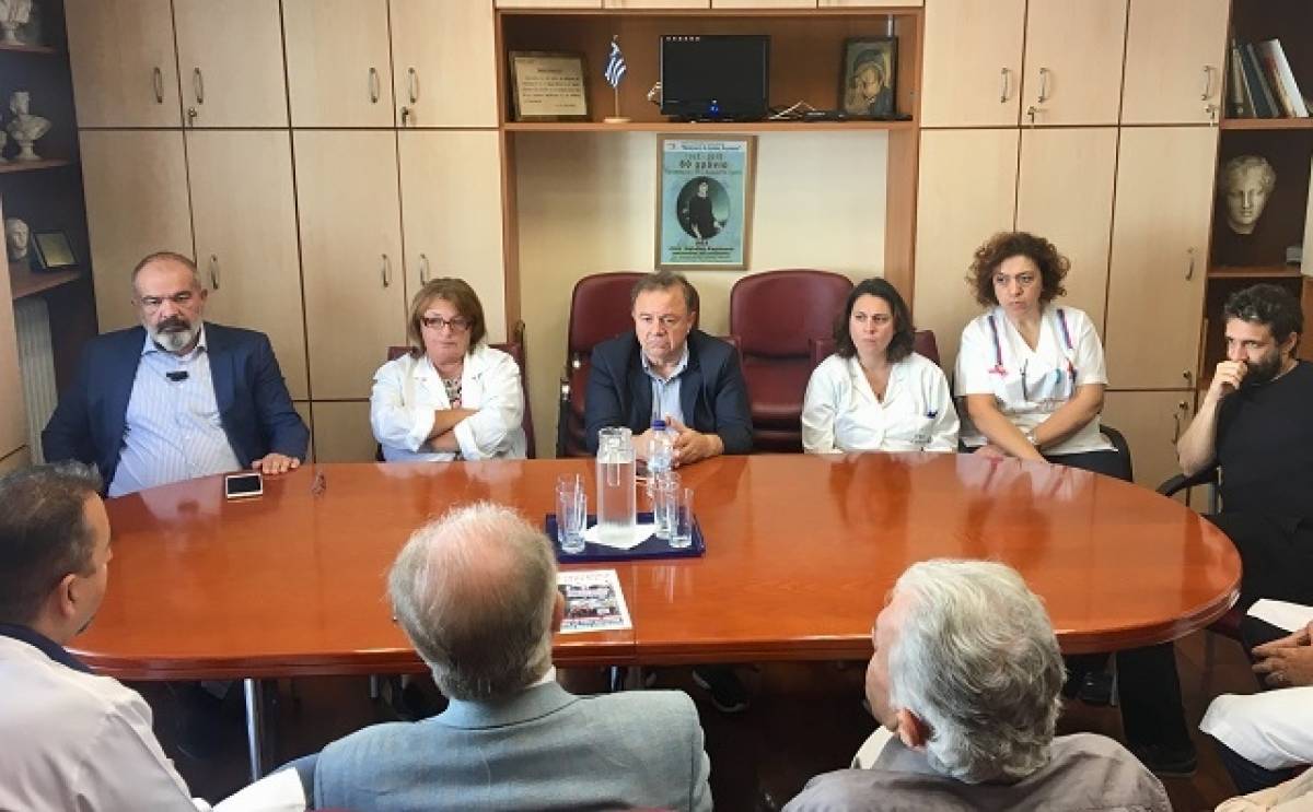 Κλιμάκιο του ΚΙΝΑΛ στο Νοσοκομείο Παίδων «Αγλαΐα Κυριακού»