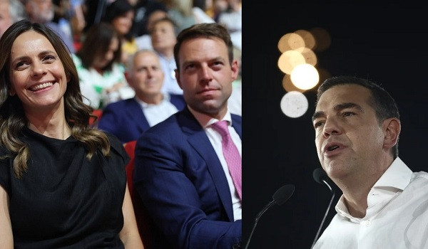 Κασσελάκης, Αχτσιόγλου και στο βάθος πάντα Τσίπρας