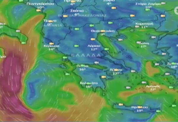 Μπάλλος: Η εξέλιξη του καιρού τις επόμενες ώρες