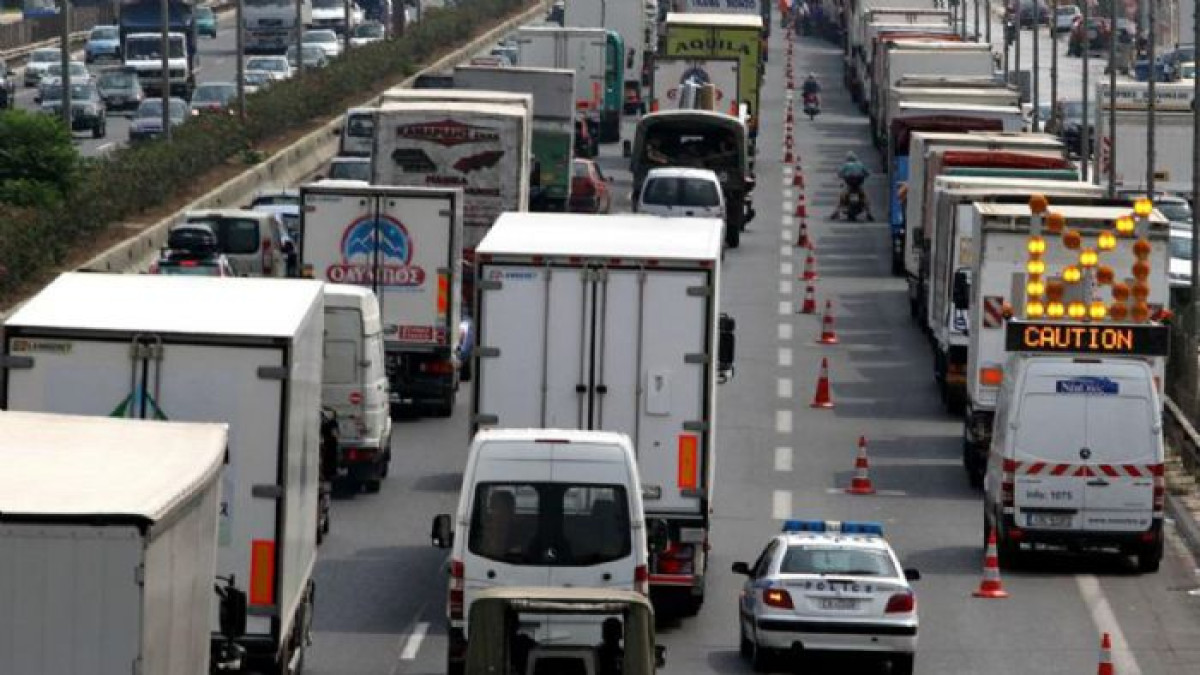 Που παραμένει το απαγορευτικό κυκλοφορίας για βαρέα οχήματα