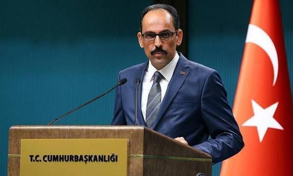 Καλίν: (εκπρόσωπος Ερντογάν): «Ανήθικη» η στάση του Μπάιντεν