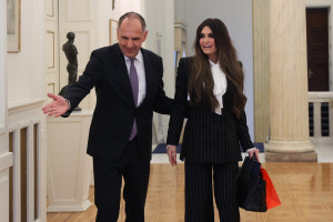 Στο υπουργείο Εξωτερικών η Γκιλφόιλ - Συνάντηση με Γεραπετρίτη