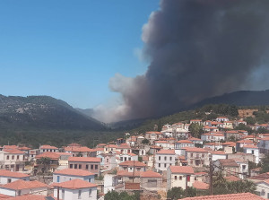 Λέσβος: Νέα αναζωπύρωση στην περιοχή Λαγκάδα- Εκκενώθηκε η Βρίσα