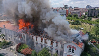Στο ελληνικό νοσοκομείο της Κωνσταντινούπολης που κάηκε ο Ελπιδοφόρος