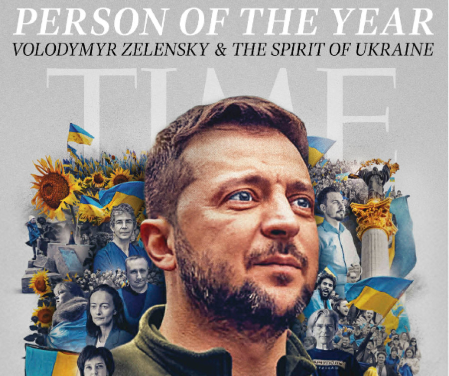 «Πρόσωπο της Χρονιάς» και στο TIME ο Βολοντίμιρ Ζελένσκι