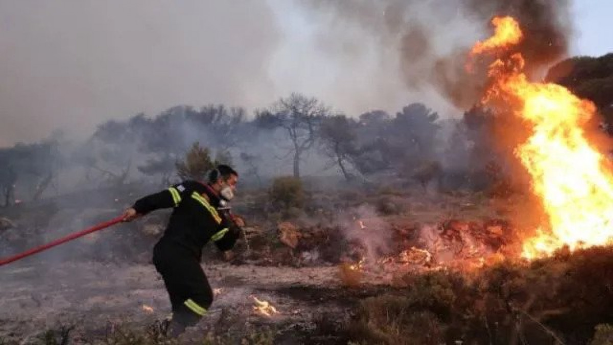 Υπό έλεγχο η φωτιά στη Σαλαμίνα