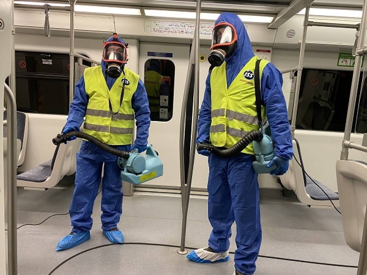 Εκτεταμένες απολυμάνσεις σε συρμούς του Μετρό από την ISS