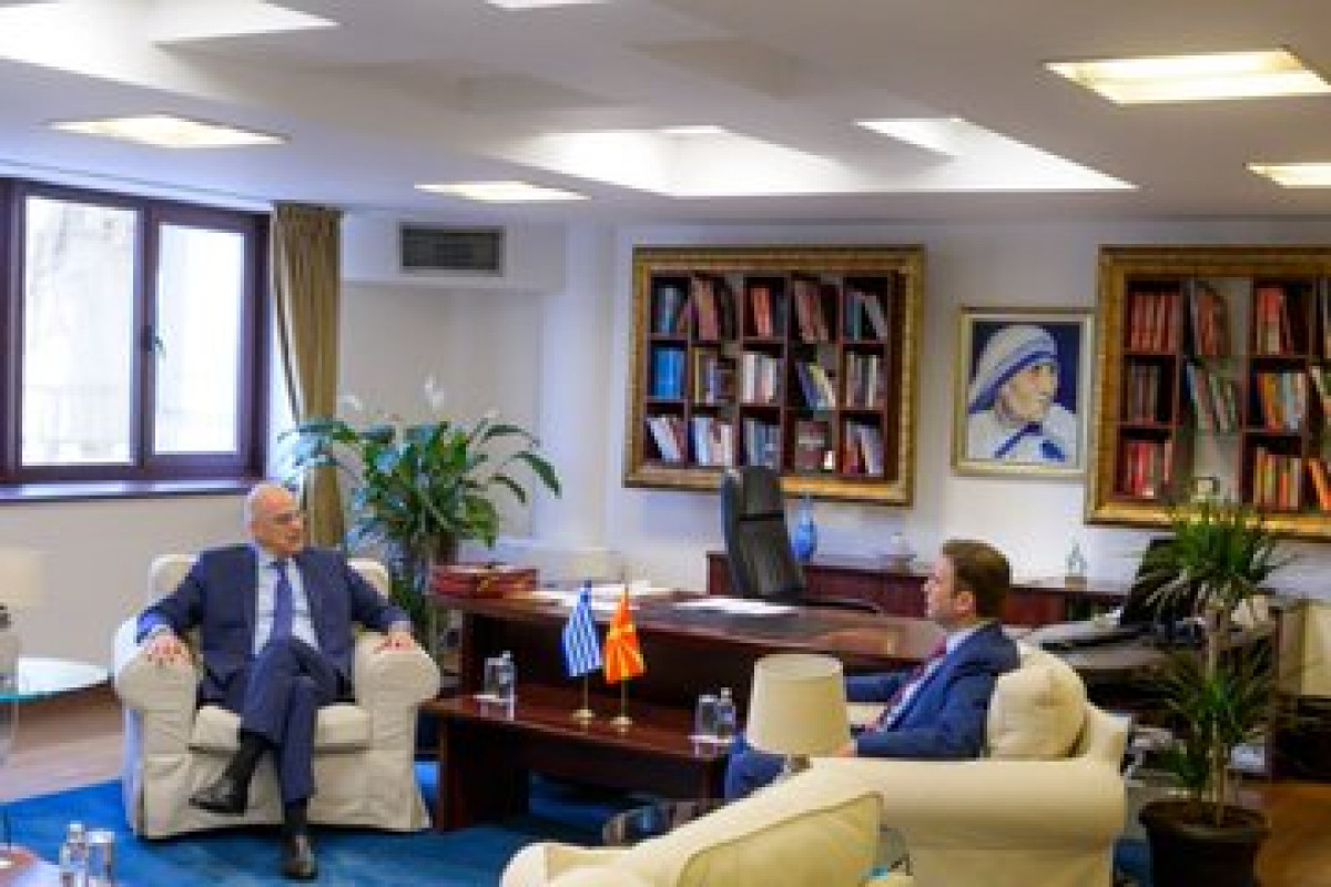 Δένδιας: Θα στηρίξουμε την ευρωπαϊκή προοπτική της Βόρειας Μακεδονίας