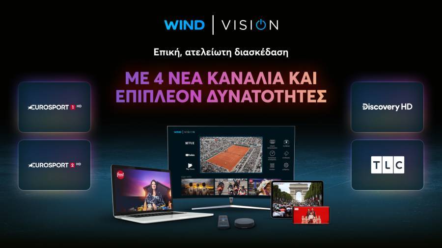 WIND VISION: Νέο περιεχόμενο, νέες δυνατότητες