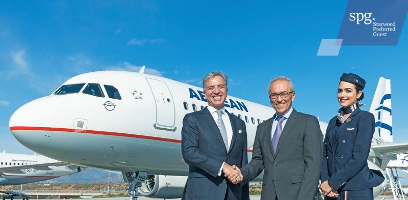 Συνεργασία Aegean Airlines και Starwood