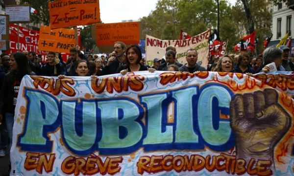 Γαλλία: Πάνω από 400.000 διαδηλωτές στους δρόμους