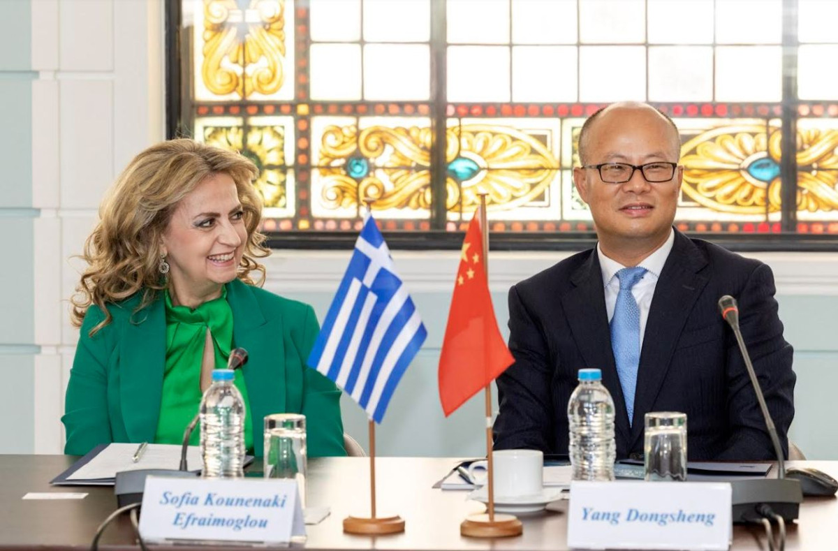 Υποδοχή Κινεζικής Αντιπροσωπείας από τη Σαγκάη στο ΕΒΕΑ
