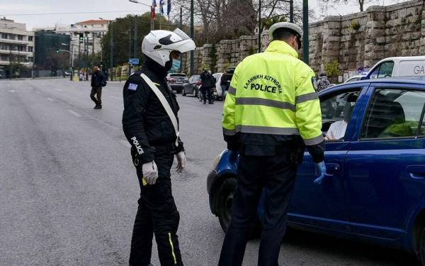 Απαγόρευση κυκλοφορίας: Σχεδόν 2.000 παραβάσεις σε όλη την επικράτεια