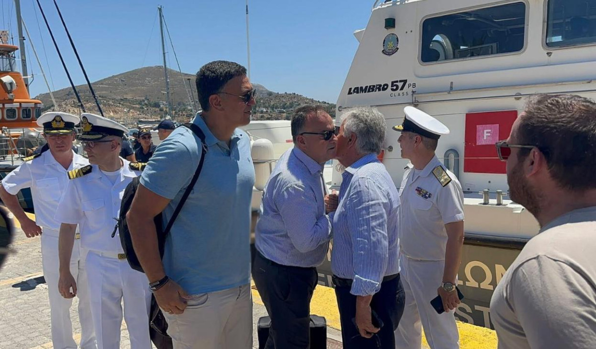 Κικίλιας από Λέρο: Αναβαθμίζουμε τις λιμενικές υποδομές - Προχωράμε στην ανάπτυξη μονάδων αφαλάτωσης