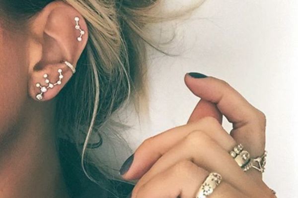 Constellation piercing - Βάλε αστράκια στα αυτιά σου! (8 ΙΔΕΕΣ)