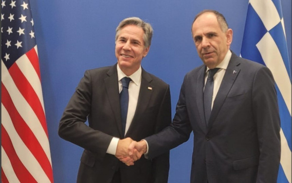 Γεραπετρίτης-Μπλίνκεν εγκαινιάζουν τον 5ο Στρατηγικό Διάλογο ΗΠΑ-Ελλάδας