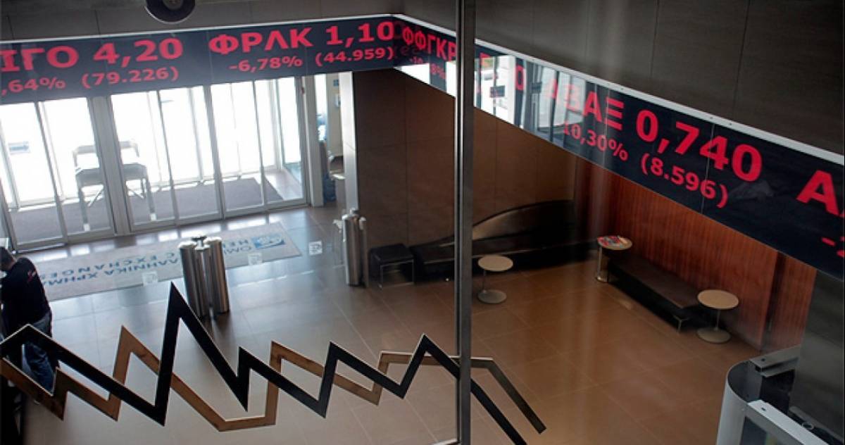 Ισχυρή πτώση για το ΧΑ λόγω πιέσεων από τις τράπεζες
