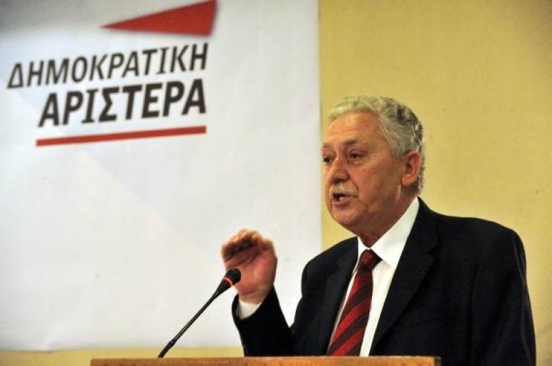 Διευκρίνηση Κουβέλη: "Δεν υπάρχουν προϋποθέσεις προγραμματικής συμφωνίας με τον ΣΥΡΙΖΑ"