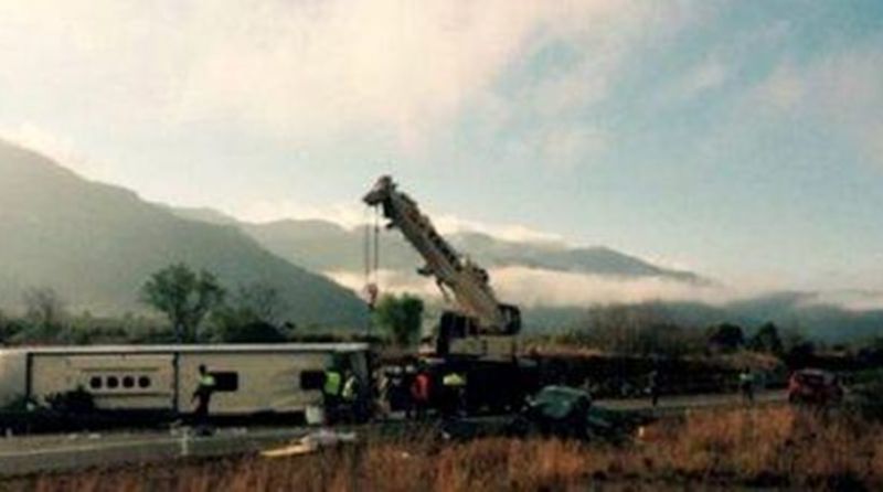 Τραγικό δυστύχημα στην Ισπανία-Νεκροί 14 μαθητές που μετέφερε το λεωφορείο