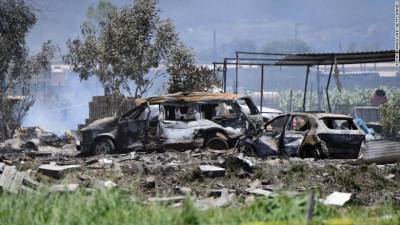 Μεξικό: Τουλάχιστον 24 νεκροί από εκρήξεις σε αποθήκες πυροτεχνημάτων