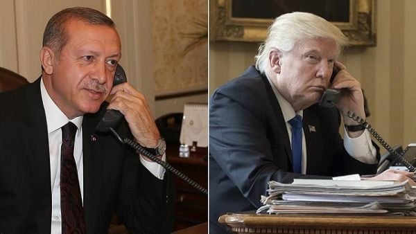 Τηλεφωνική επικοινωνία Τραμπ-Ερντογάν για τη Συρία