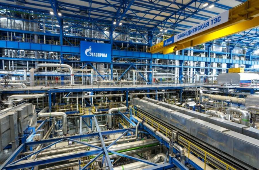 H Gazprom ανακοίνωσε ότι έφτασε στον στόχο αποθήκευσης φυσικού αερίου
