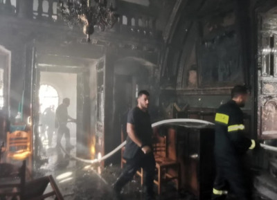 Αστυπάλαια: Φωτιά εν ώρα Θείας Λειτουργίας στην Παναγία Πορταΐτισσα-Σοβαρές ζημιές