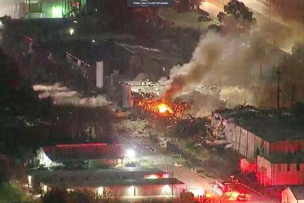 Ισχυρή έκρηξη σε κτίριο στο Χιούστον του Τέξας