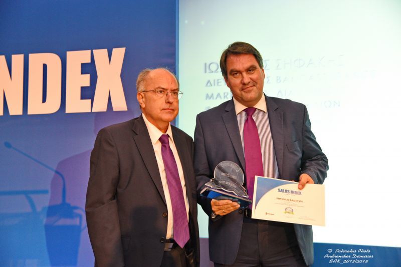 Διάκριση για την Εθνική Ασφαλιστική στα βραβεία Salus Index 2018