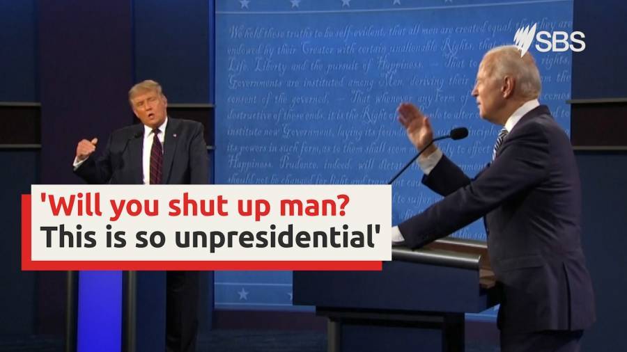 Debate:Το «will you shut up man?» έγινε μπλούζα και μάσκα