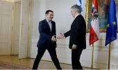 Σε εξέλιξη η συνάντηση Αλ. Τσίπρα με τον καγκελάριο της Αυστρίας Β. Φάιμαν