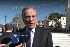 Σαμαράς: Βαριά η ατμόσφαιρα στην κοινωνία και στην πολιτεία