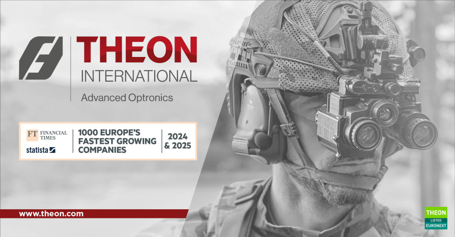 Η THEON εντός των 1.000 ταχύτερα αναπτυσσόμενων εταιρειών στην Ευρώπη