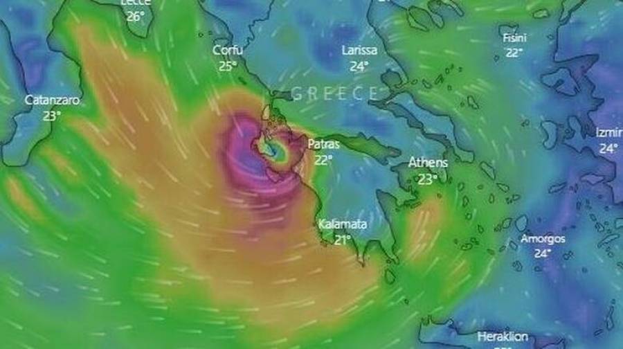 «Επελαύνει» ο «Ιανός»: Ισχυροί άνεμοι και έντονες βροχοπτώσεις