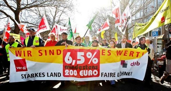 Γερμανία: Οι κακοπληρωμένοι εργαζόμενοι παραλύουν τους τομείς διανομής και λιανεμπορίου