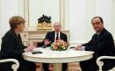 Τηλεφωνική επικοινωνία Πούτιν-Μέρκελ-Ολάντ για την ουκρανική κρίση