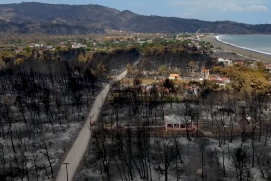 Χάθηκε το 90% της παραγωγικής δραστηριότητας στη Βόρεια Εύβοια