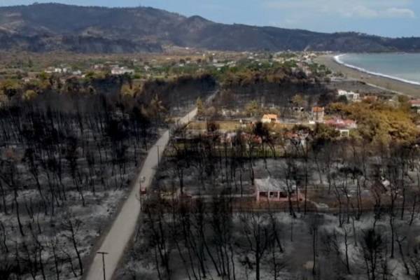 Χάθηκε το 90% της παραγωγικής δραστηριότητας στη Βόρεια Εύβοια