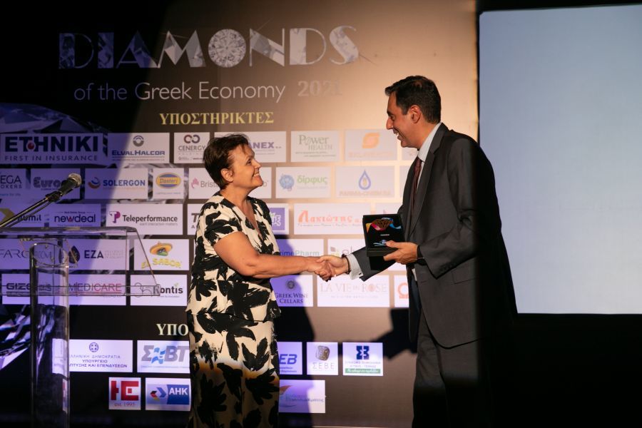H ΒΙΑΝΕΞ διακρίθηκε στο θεσμό «Diamonds of the Greek Economy 2021»