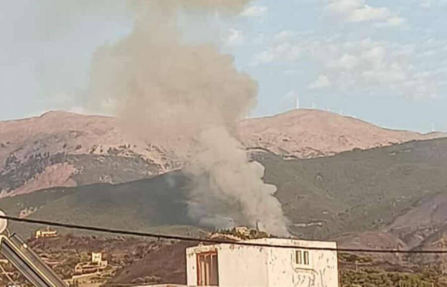 Πάτρα: Καλύτερη η εικόνα από την αναζωπύρωση της φωτιάς στην περιοχή του Μπάλα