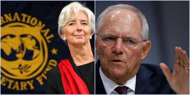 Handelsblatt: Ο Σόιμπλε απορρίπτει το ΔΝΤ-«Δεν προκύπτει ανάγκη ελάφρυνση χρέους»